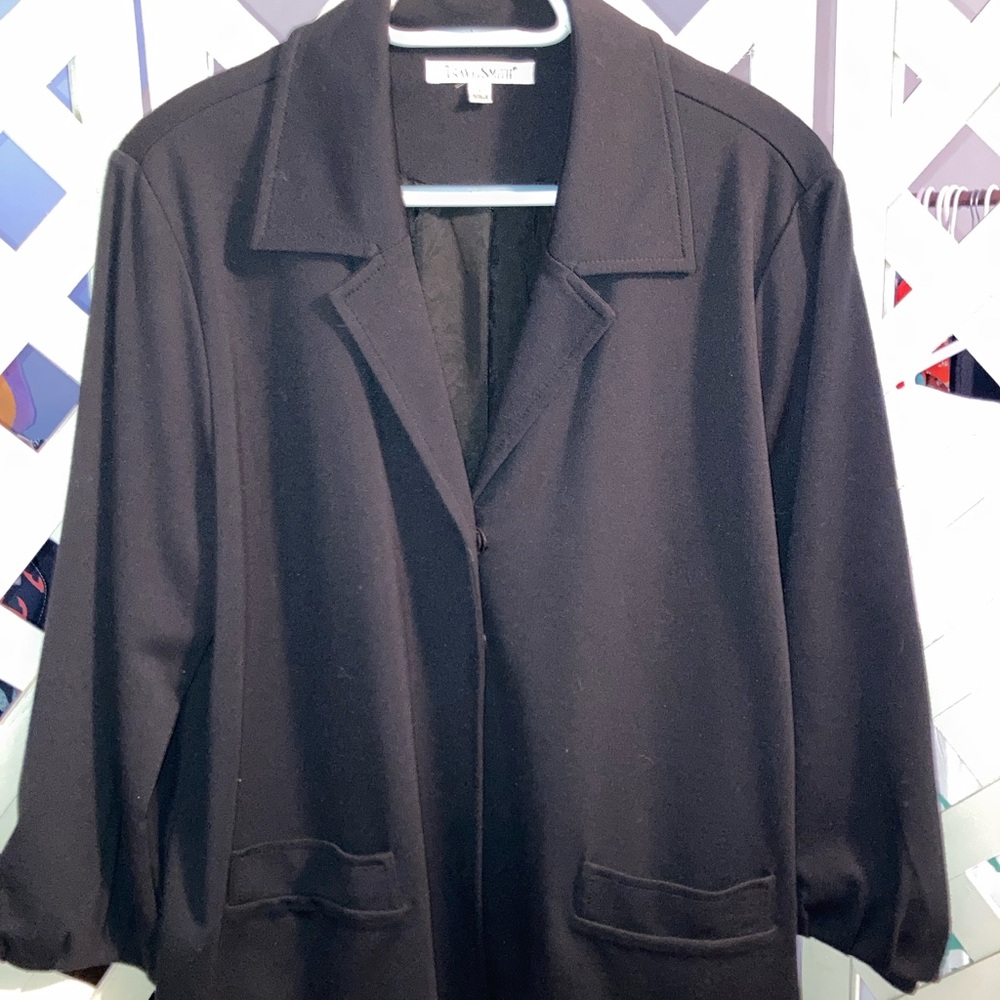 TravelSmith women's sz L black blazer